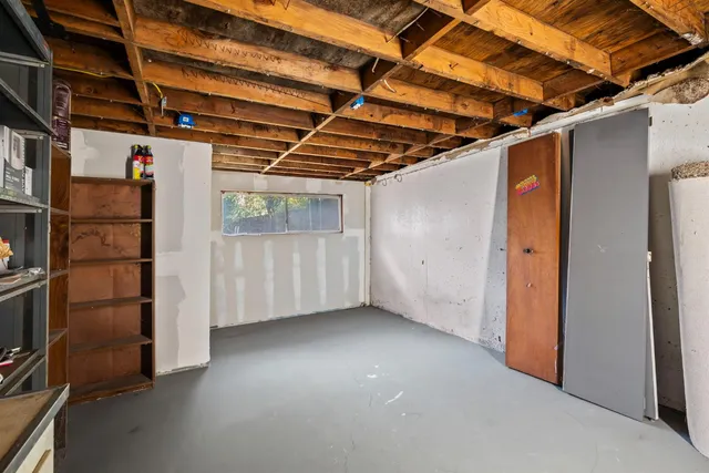 a view of wooden fence