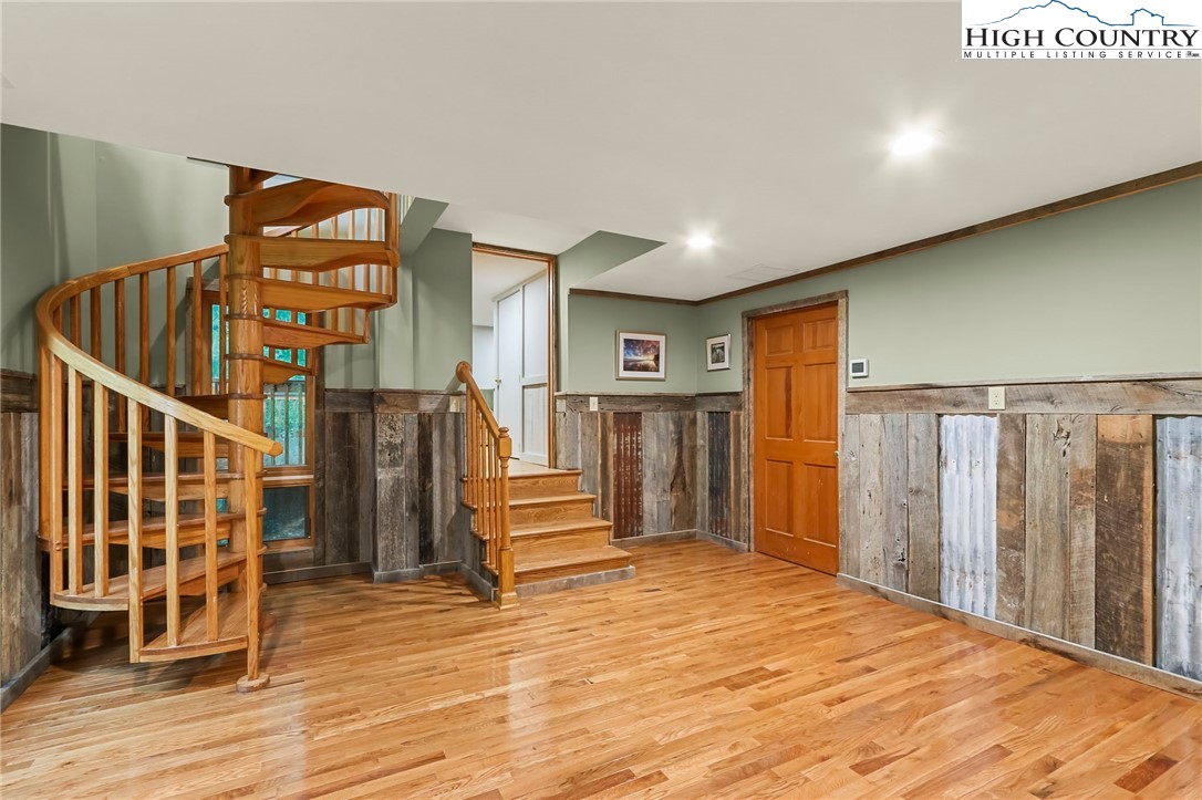 770 Grady Winkler Road Boone, NC 28607 - Photo 23 of 44 a view of entryway with wooden floor