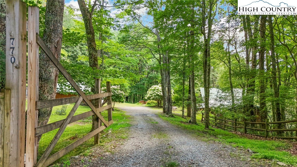 770 Grady Winkler Road Boone, NC 28607 - Photo 42 of 44 a view of an outdoor space and garden