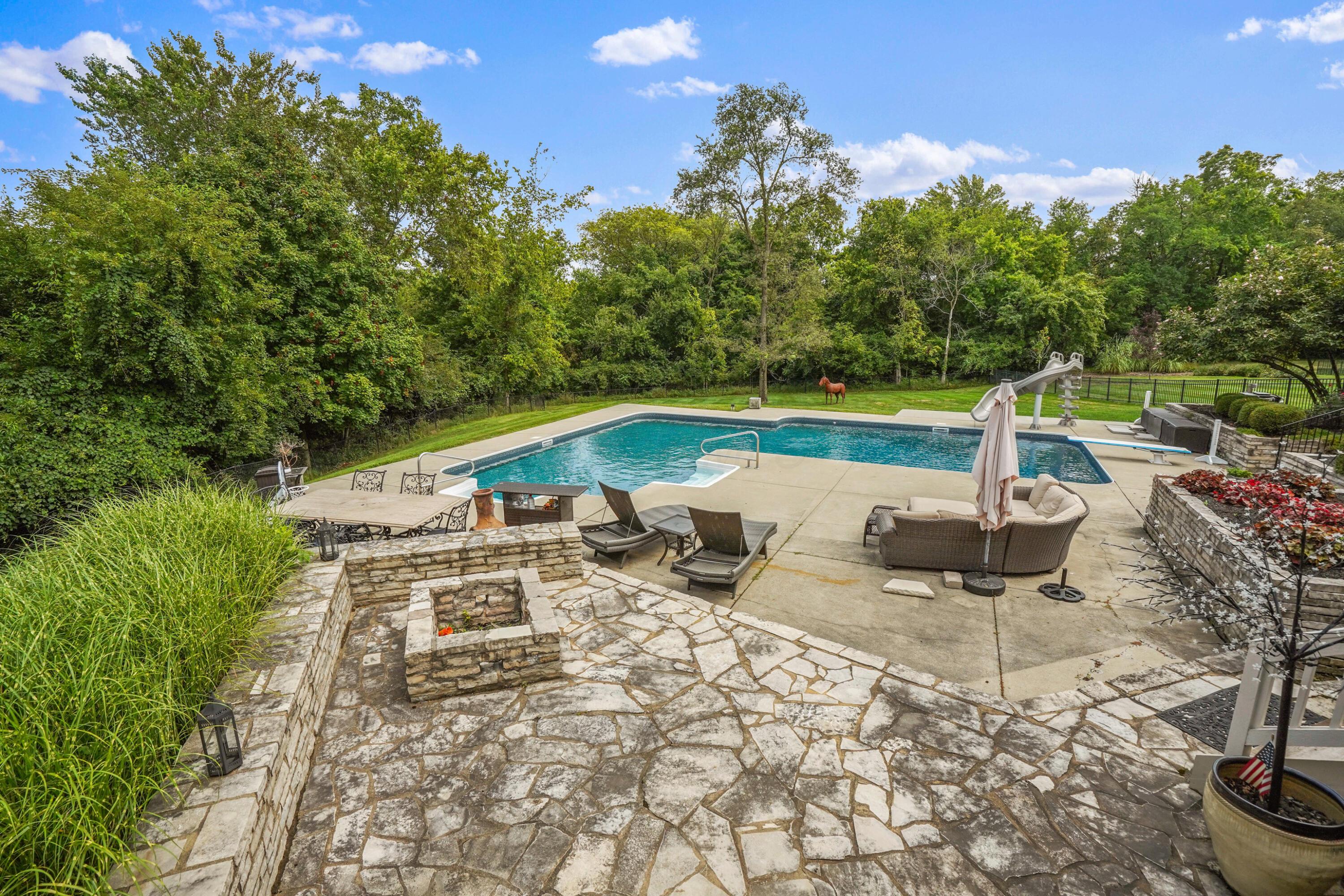 8108 Harriott Road Dublin, OH 43017 - Photo 61 of 71 Outdoor Entertainment/Pool Area