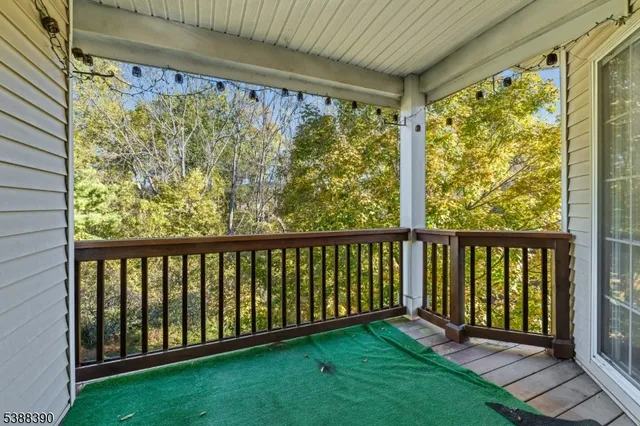 a view of a porch with a yard