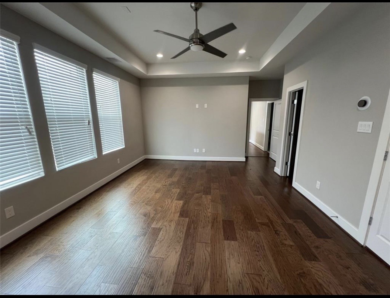 1224 Upton Street Houston, TX 77020 - Photo 23 of 48 Master bedroom with renovated hardwood floors