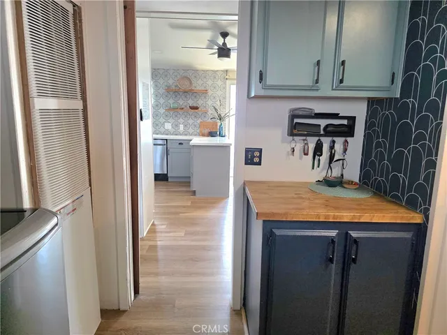 a view of water heater room