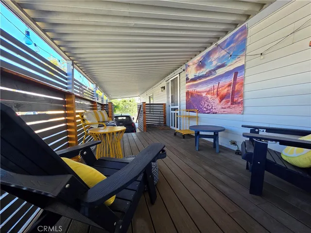 a view of a swimming pool and outdoor space