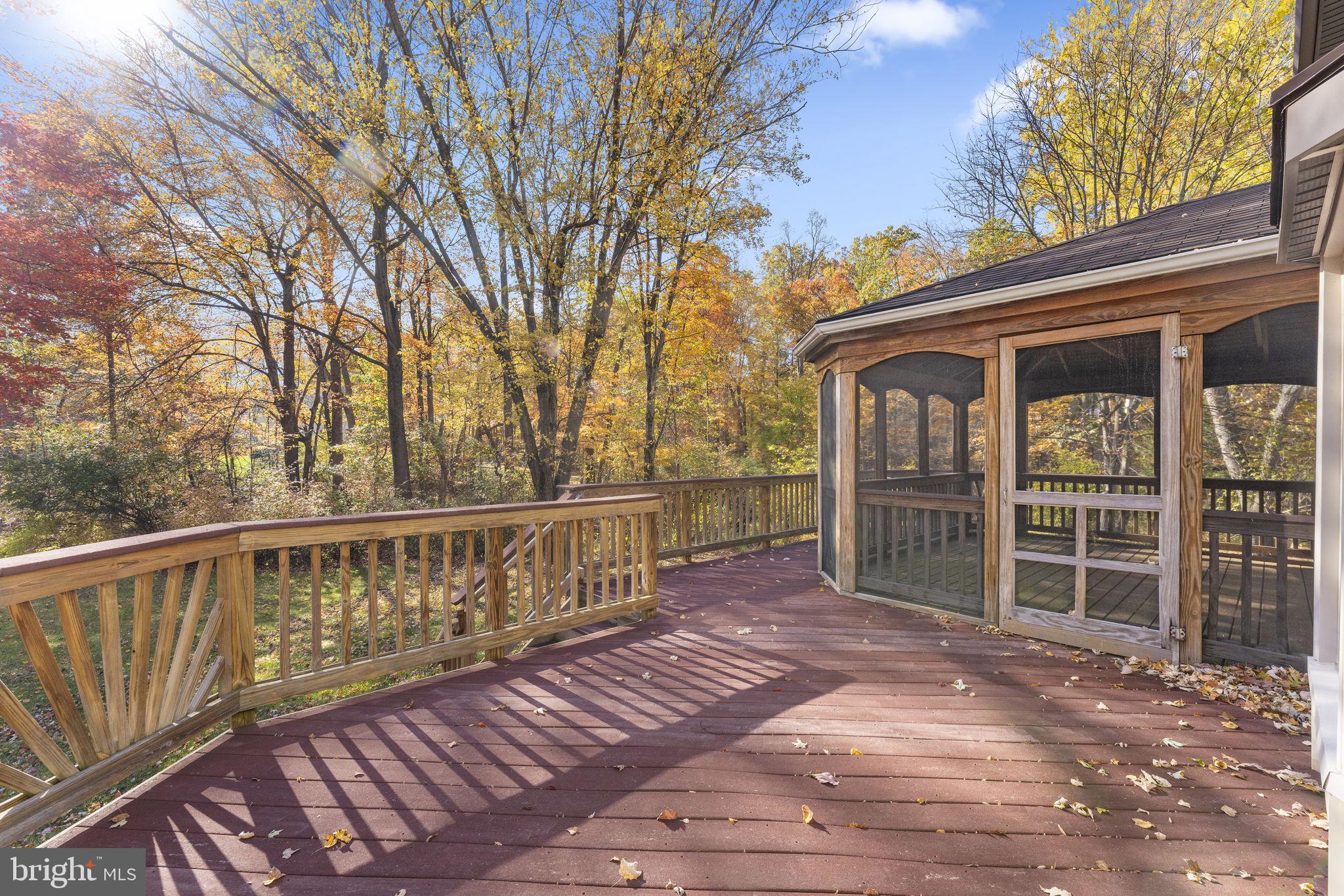 12574 Quincy Adams Court Herndon, VA 20171 - Photo 50 of 67 a view of a deck with wooden floor and fence
