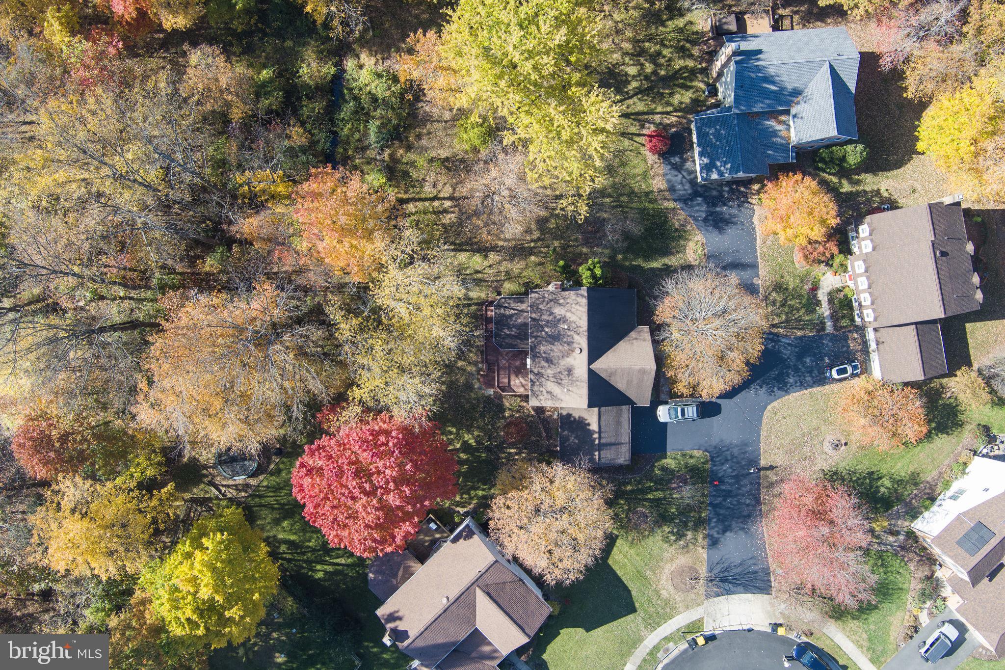 12574 Quincy Adams Court Herndon, VA 20171 - Photo 56 of 67 an aerial view of a house with a yard