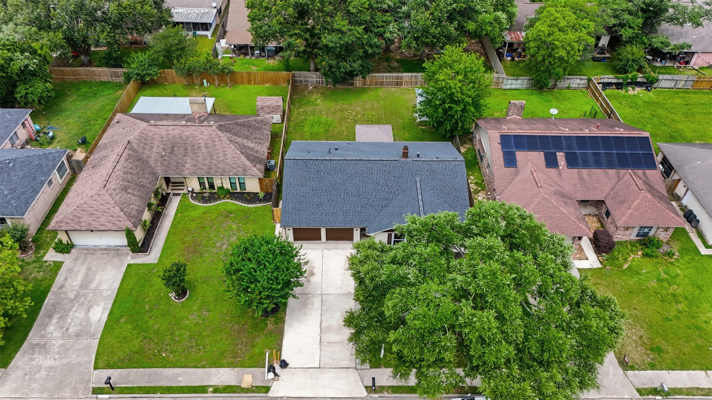 9418 Kilrenny Drive Spring, TX 77379 - Photo 39 of 47 an aerial view of a house with a garden