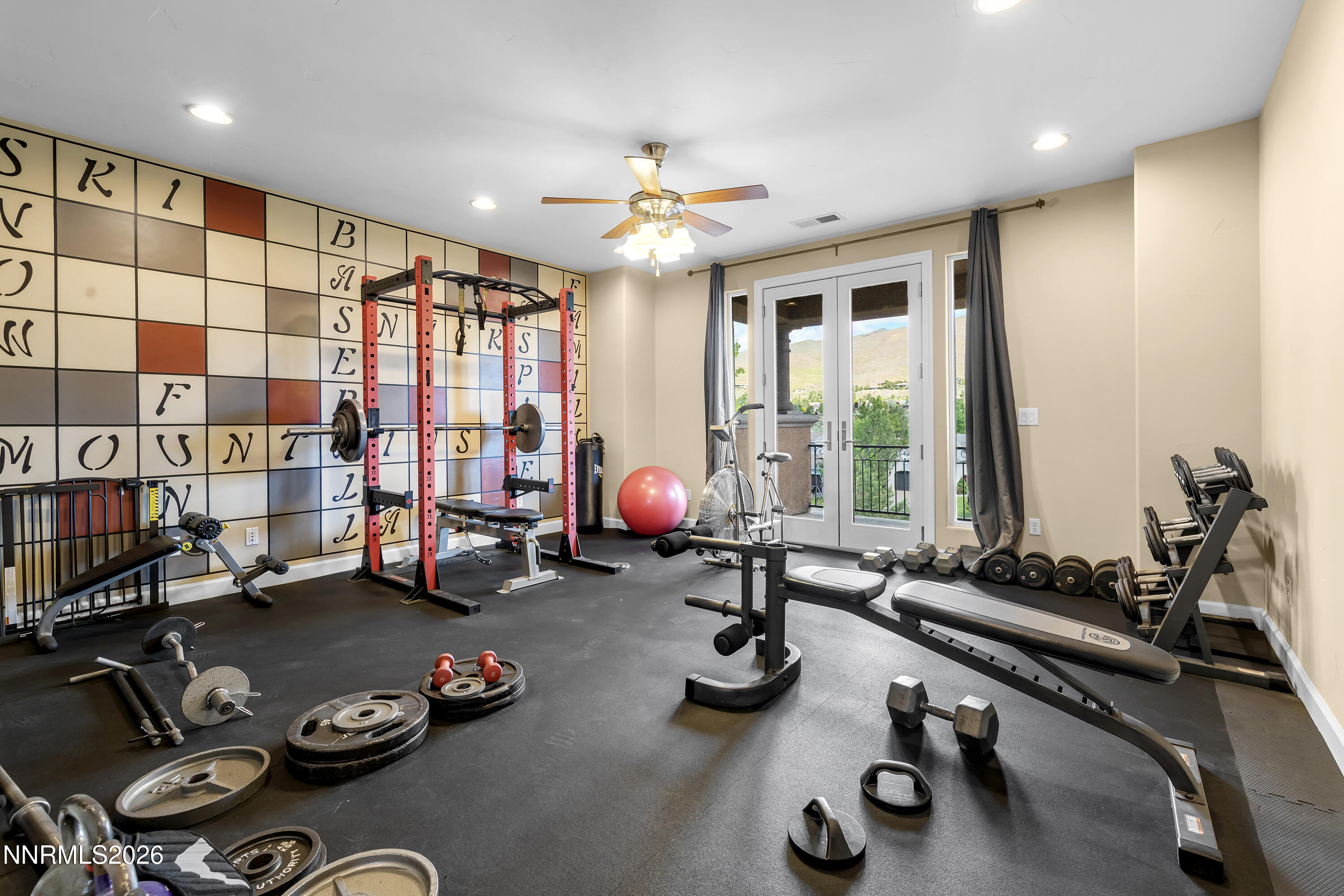 1898 Laurel Ridge Drive Reno, NV 89523 - Photo 53 of 87 a view of a room with gym equipment