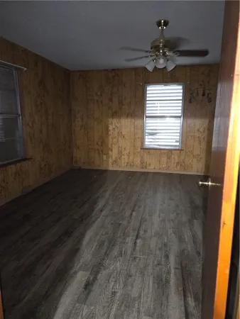 a view of a livingroom with a window