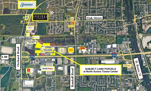 $381,150 | Lot 6 Towne Center Drive, North Aurora, IL 60542