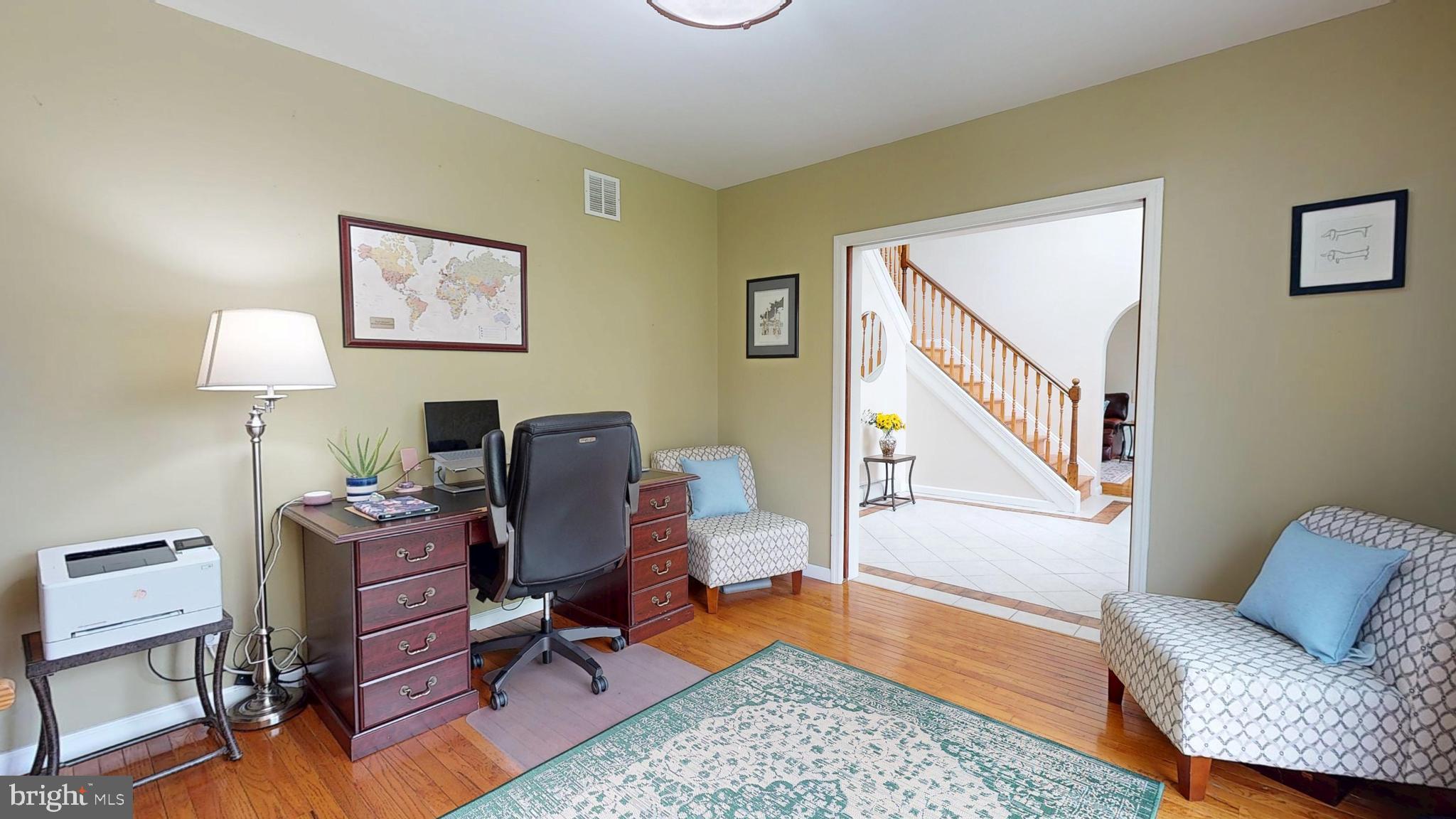 226 Ark Road Mount Laurel, NJ 08054 - Photo 17 of 60 a work room with furniture and a wooden floor