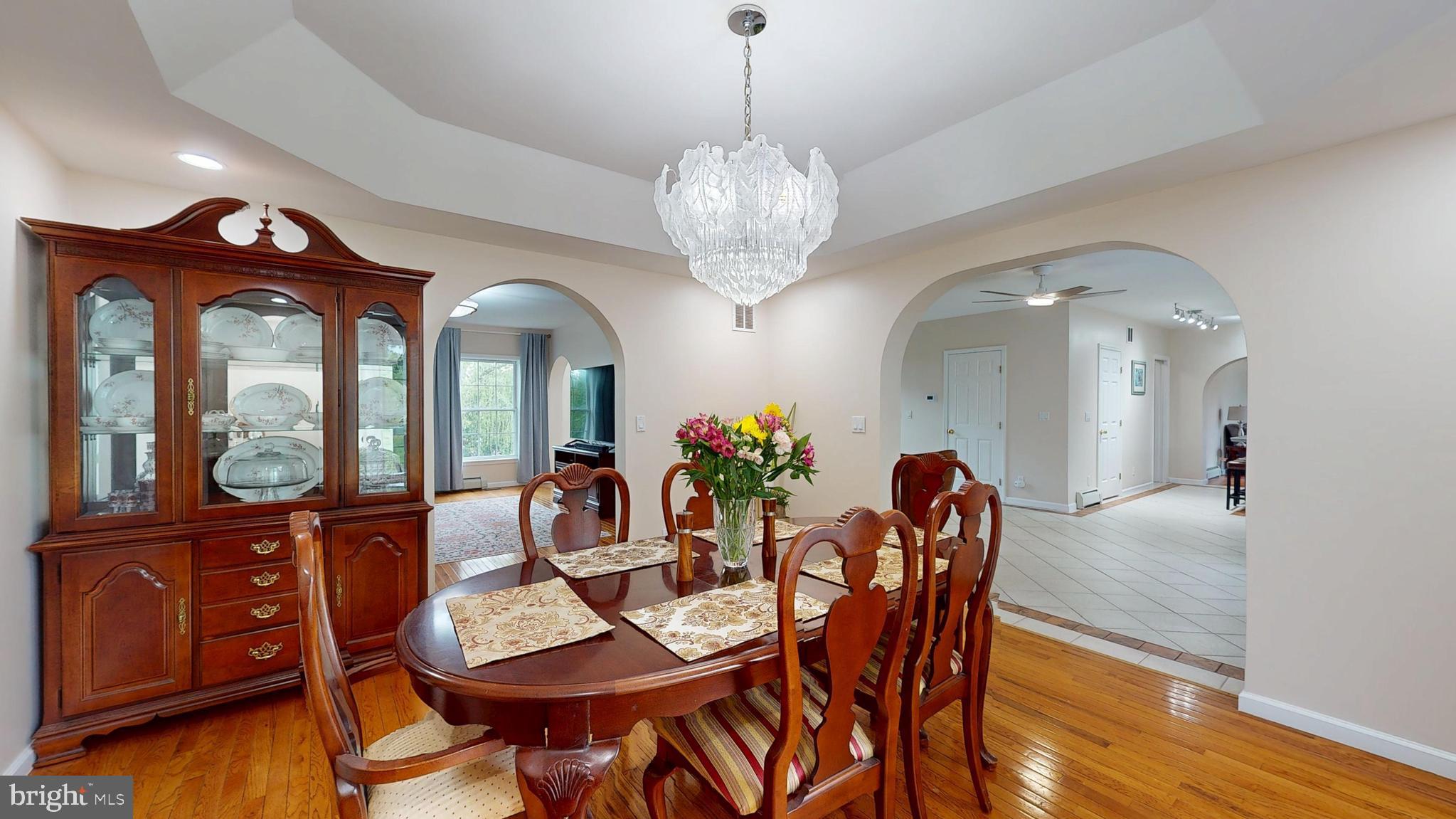226 Ark Road Mount Laurel, NJ 08054 - Photo 23 of 60 a view of a dining room with furniture and wooden floor