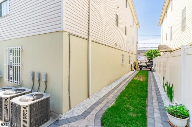 a house view with a backyard space