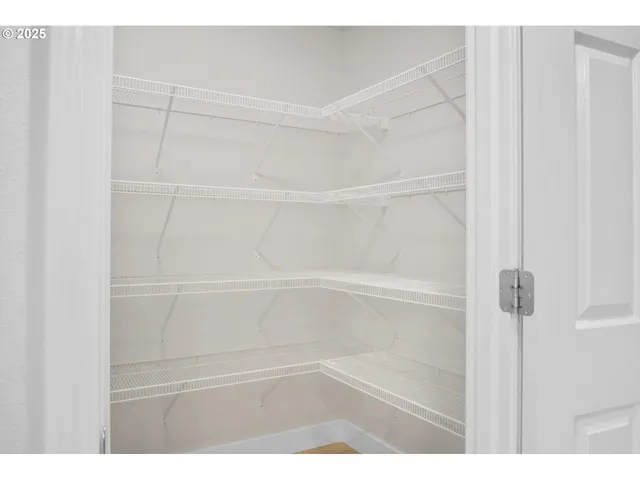 a close view of closet