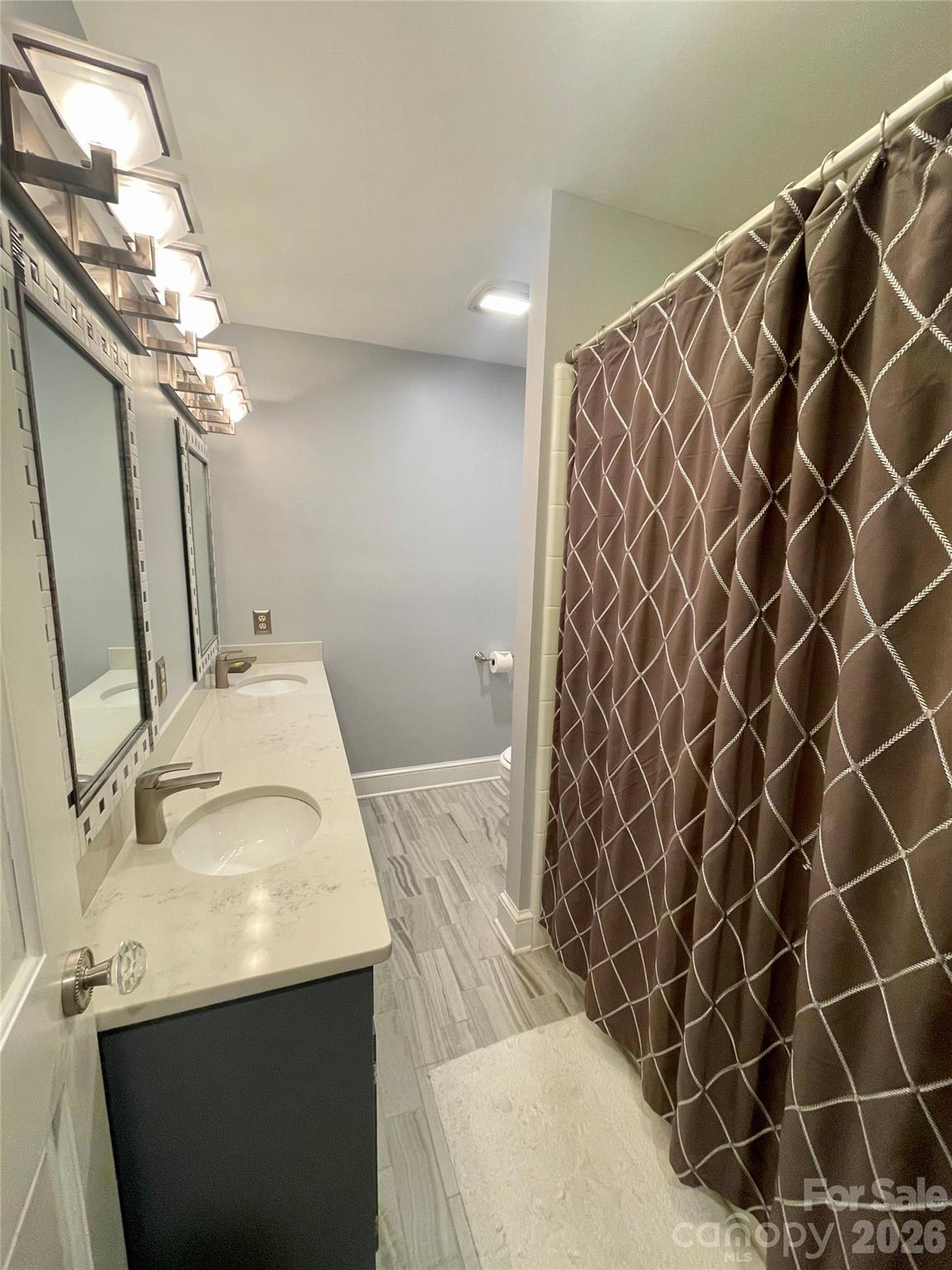 20809 Biles Road Albemarle, NC 28001 - Photo 23 of 39 a bathroom with a sink and mirror