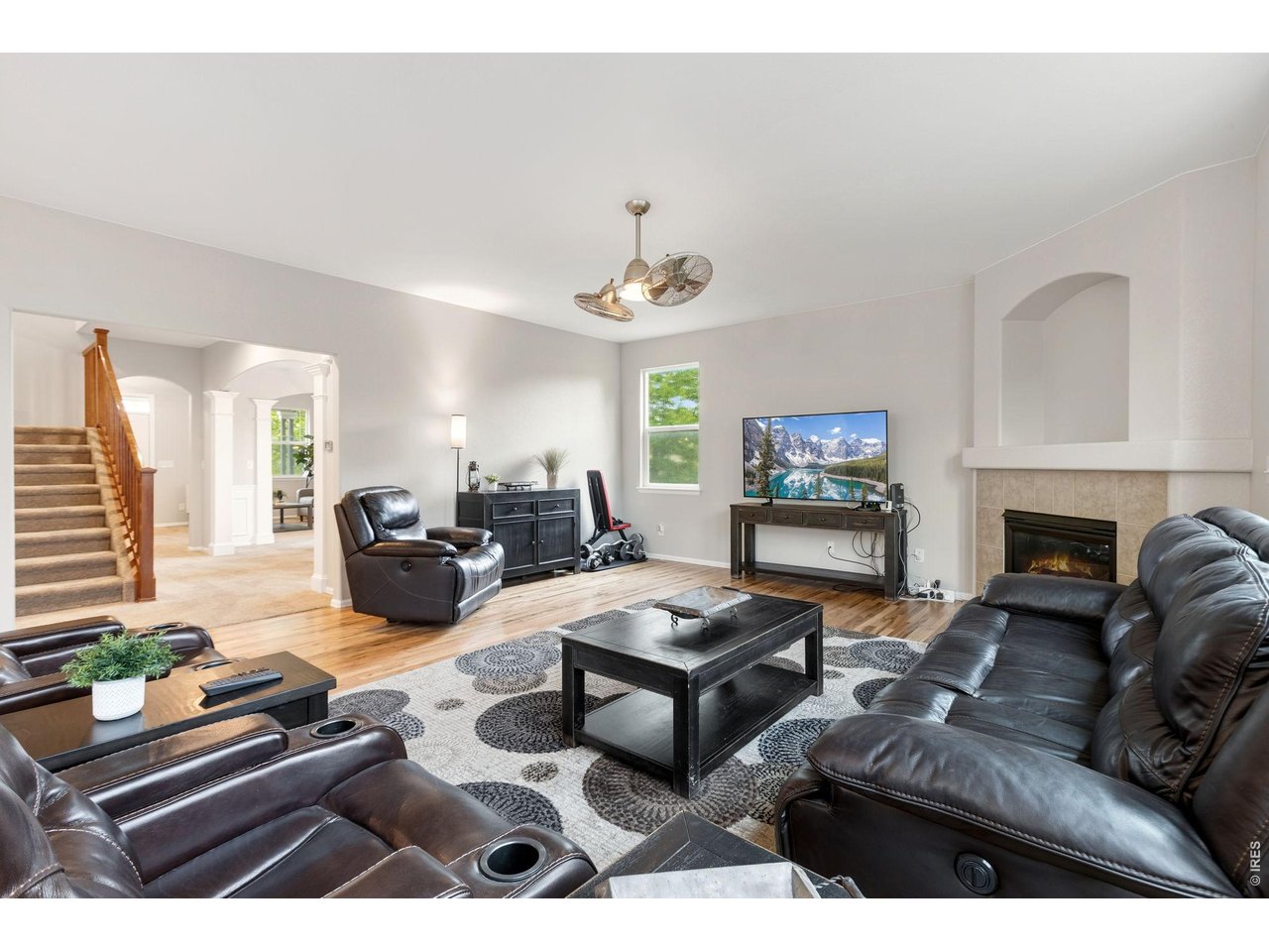 600 Botley Drive Windsor, CO 80550 - Photo 8 of 40 Open, bright and beautiful refinished hardwood floors