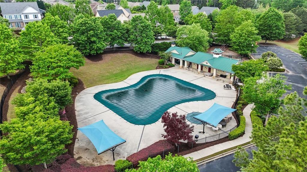 1606 Chancery Lane Lithia Springs, GA 30122 - Photo 66 of 66 an aerial view of a house having outdoor space