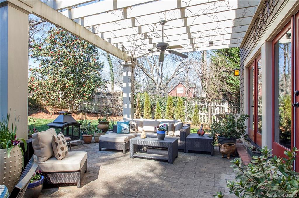 2220 Vail Avenue Charlotte, NC 28207 - Photo 18 of 23 a patio with patio fireplace and outdoor seating