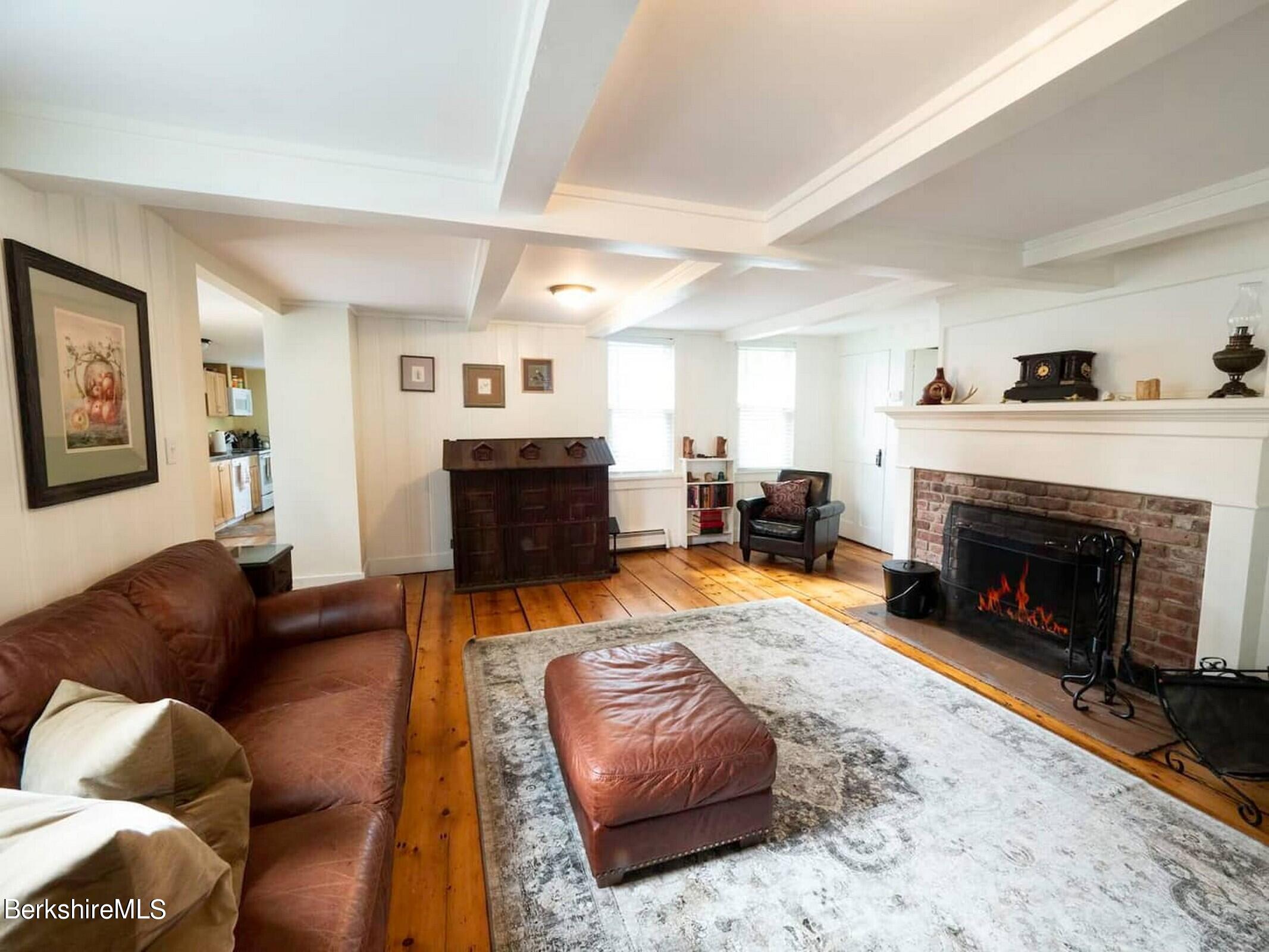 33 South Main Road Otis, MA 01253 - Photo 5 of 15 LIVING ROOM WITH FIREPLACE