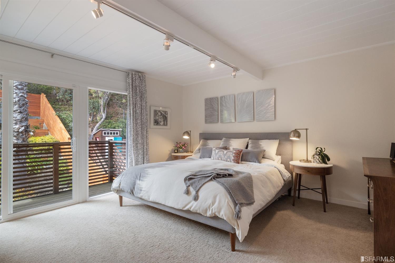 66 Amethyst Way San Francisco, CA 94131 - Photo 34 of 62 The primary bedroom, with en-suite bath, overlooks the rear garden.