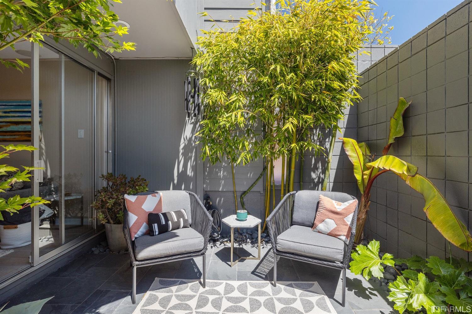 66 Amethyst Way San Francisco, CA 94131 - Photo 5 of 62 Read a book or enjoy a morning cup of coffee on this sunny patio.