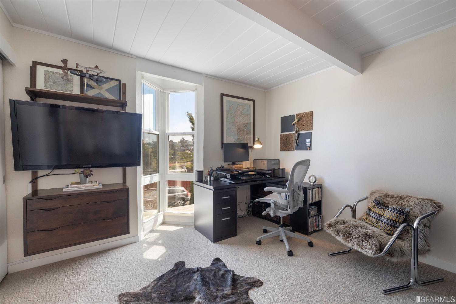 66 Amethyst Way San Francisco, CA 94131 - Photo 46 of 62 The large fourth bedroom currently doubles as an office and overlooks the front patio.