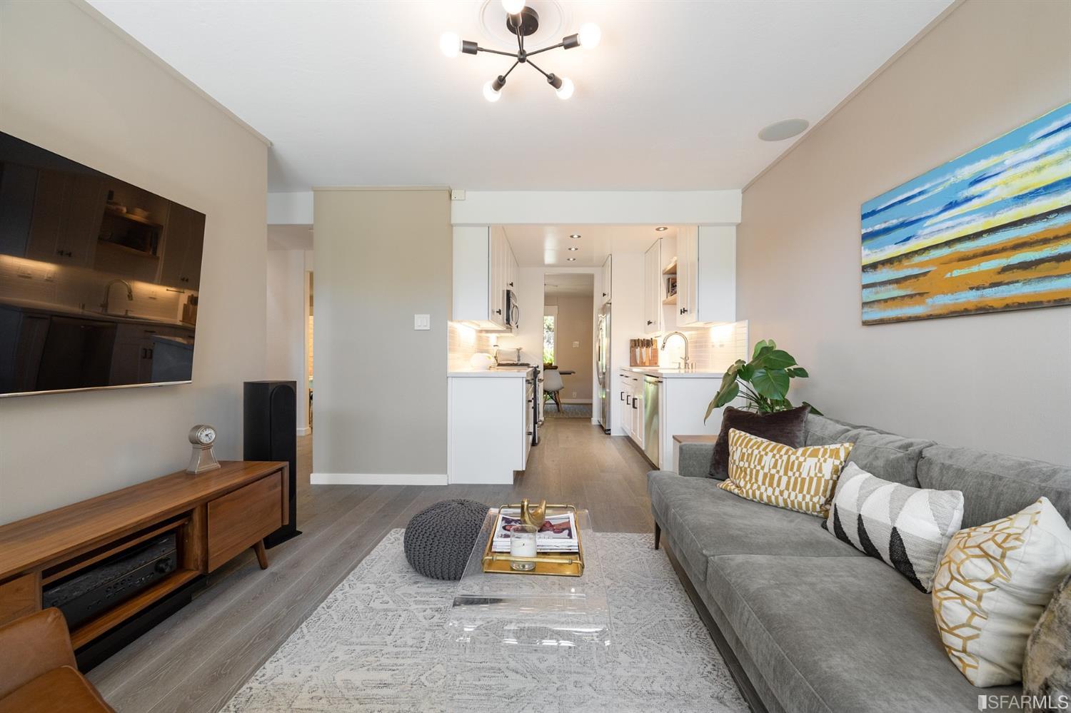 66 Amethyst Way San Francisco, CA 94131 - Photo 9 of 62 The family room/den lies adjacent to the remodeled kitchen.