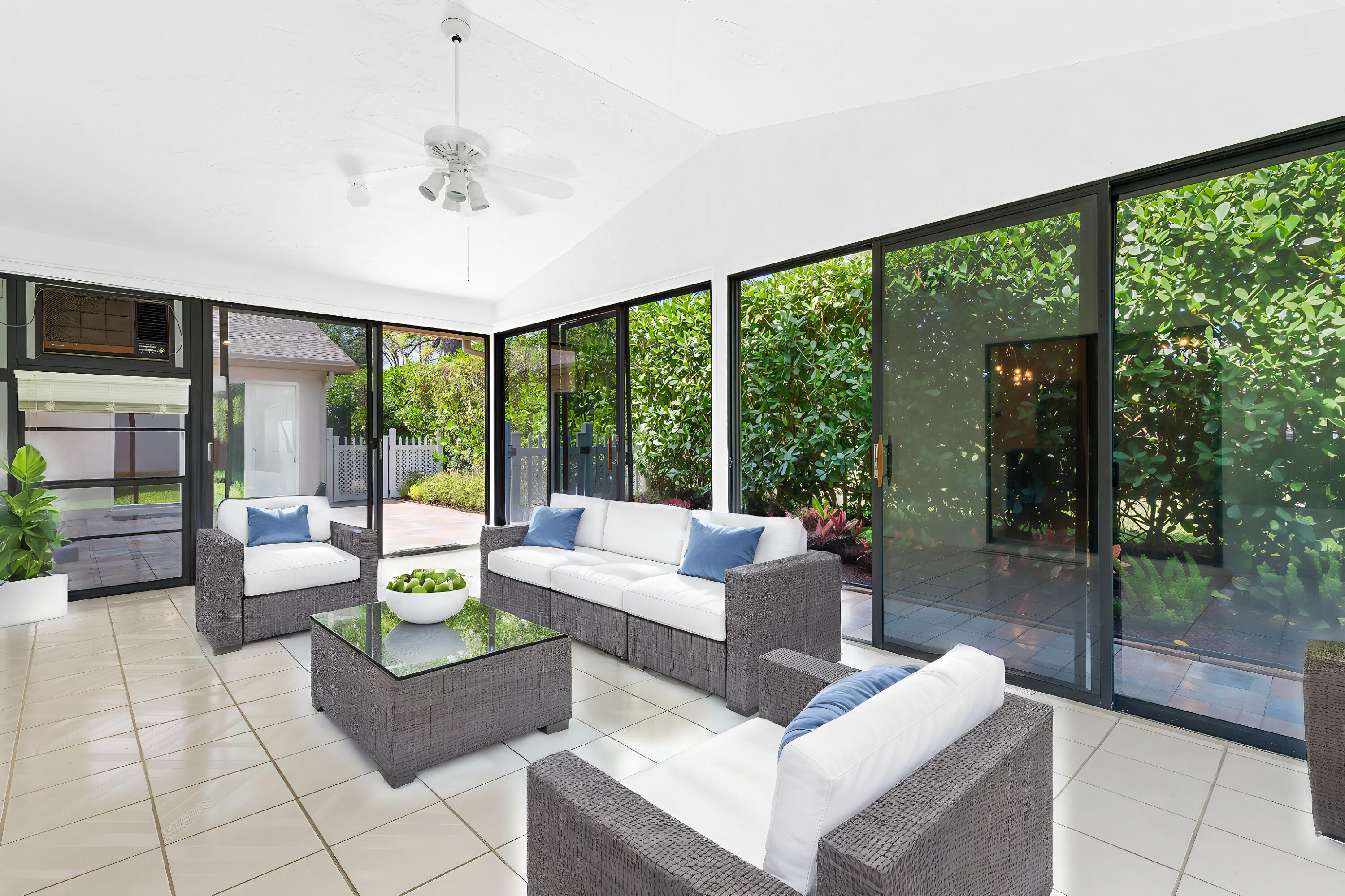 2685 Riviera Drive Delray Beach, FL 33445 - Photo 19 of 48 a living room with furniture and a large window