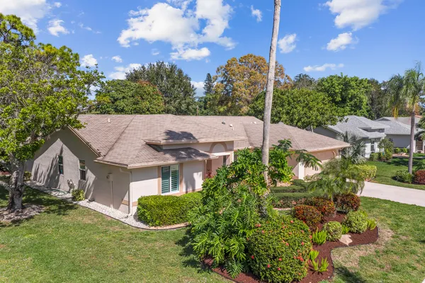 a aerial view of a house