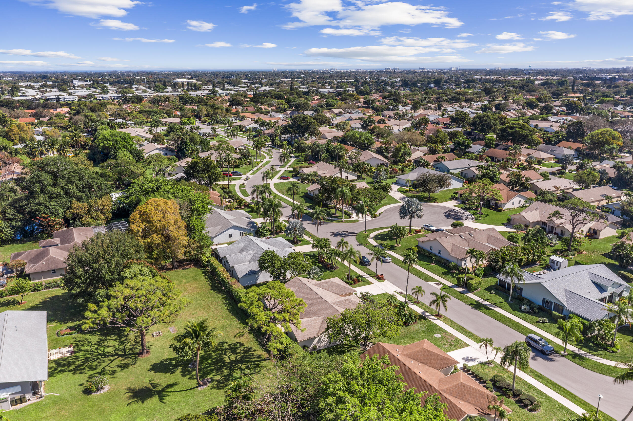 2685 Riviera Drive Delray Beach, FL 33445 - Photo 42 of 48 an aerial view of residential houses with outdoor space