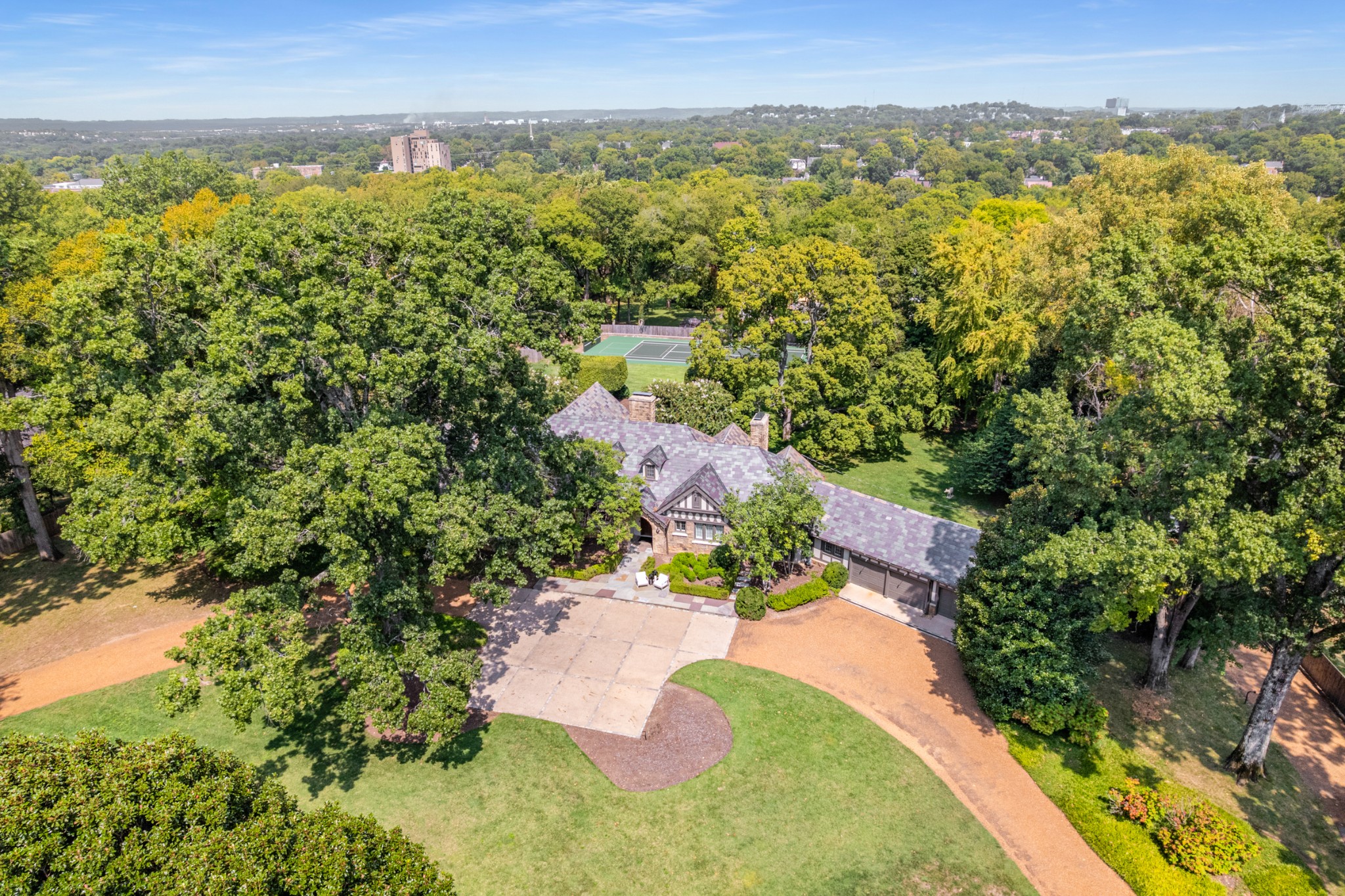 3800 Woodlawn Drive Nashville, TN 37215 - Photo 3 of 43 an aerial view of residential houses with outdoor space and trees