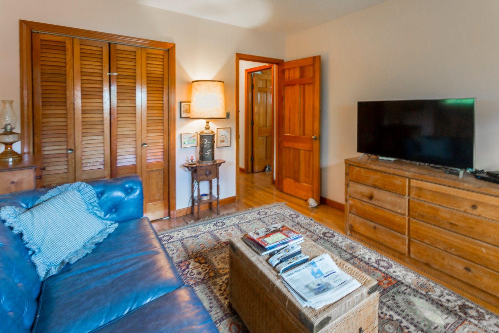 60 Pinehurst Road Edgartown, MA 02539 - Photo 13 of 25 a living room with furniture and a flat screen tv
