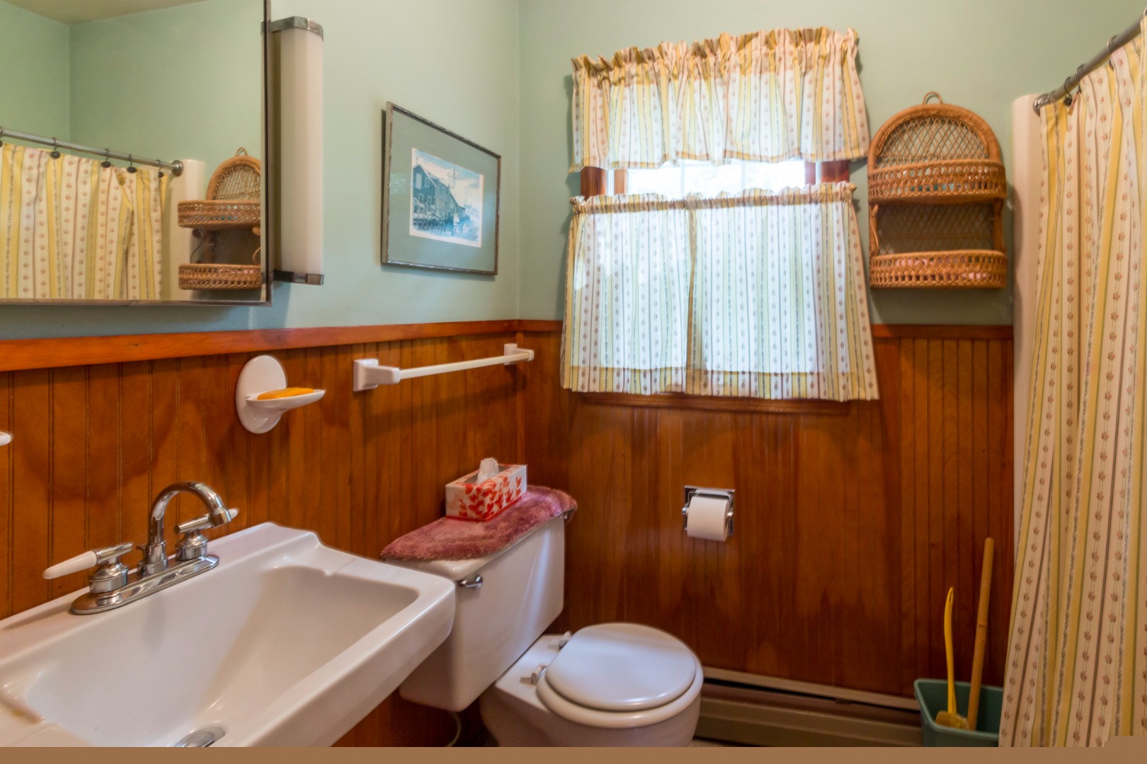 60 Pinehurst Road Edgartown, MA 02539 - Photo 23 of 25 a bathroom with a sink mirror vanity and toilet