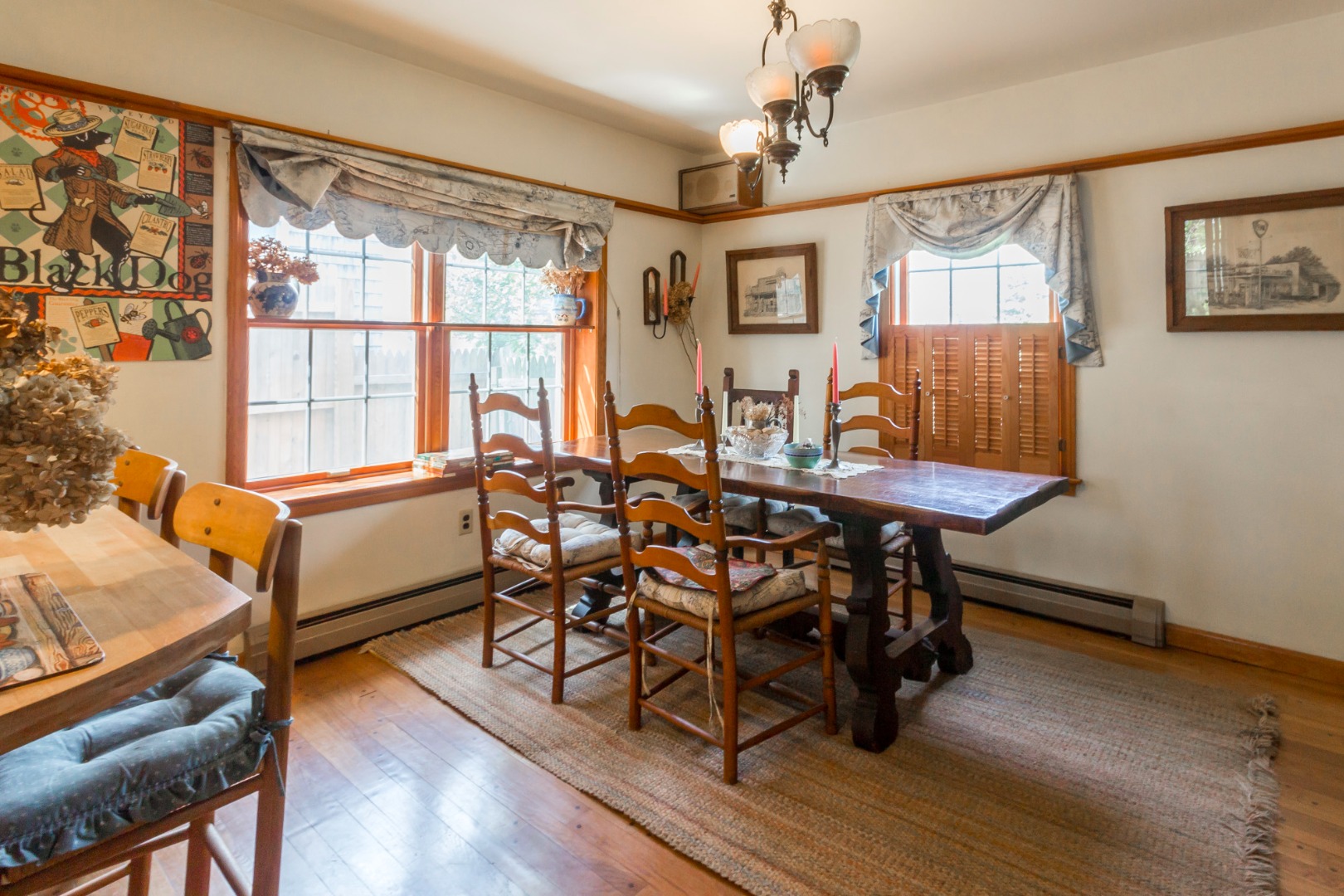 60 Pinehurst Road Edgartown, MA 02539 - Photo 7 of 25 a view of a dining room with furniture window and wooden floor