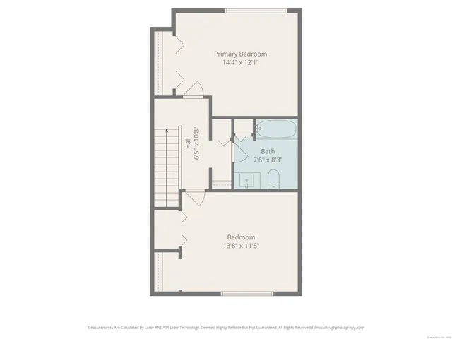 an empty room with a workbench