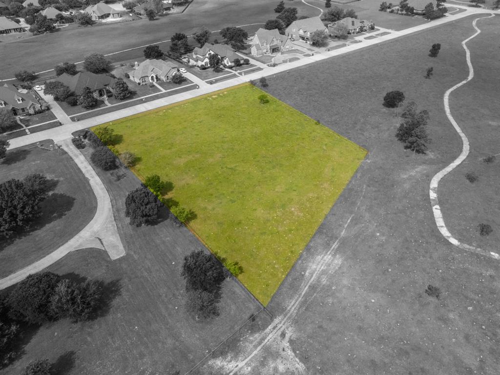 Tbd Sleepy Hollow Road Ennis, TX 75119 - Photo 1 of 11 Expansive green lot bordered by trees, with a paved road visible along one side