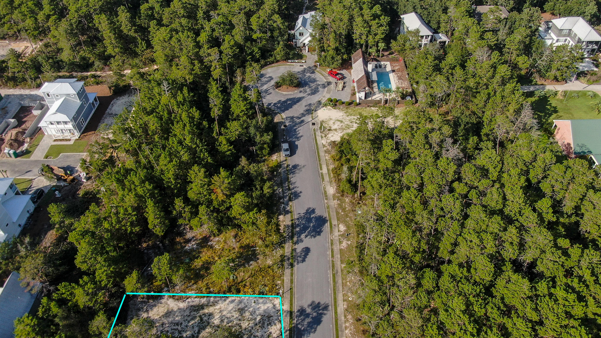 18 Pine Cone Trail Inlet Beach Inlet Beach, FL 32461 - Photo 8 of 24 an aerial view of residential houses with outdoor space