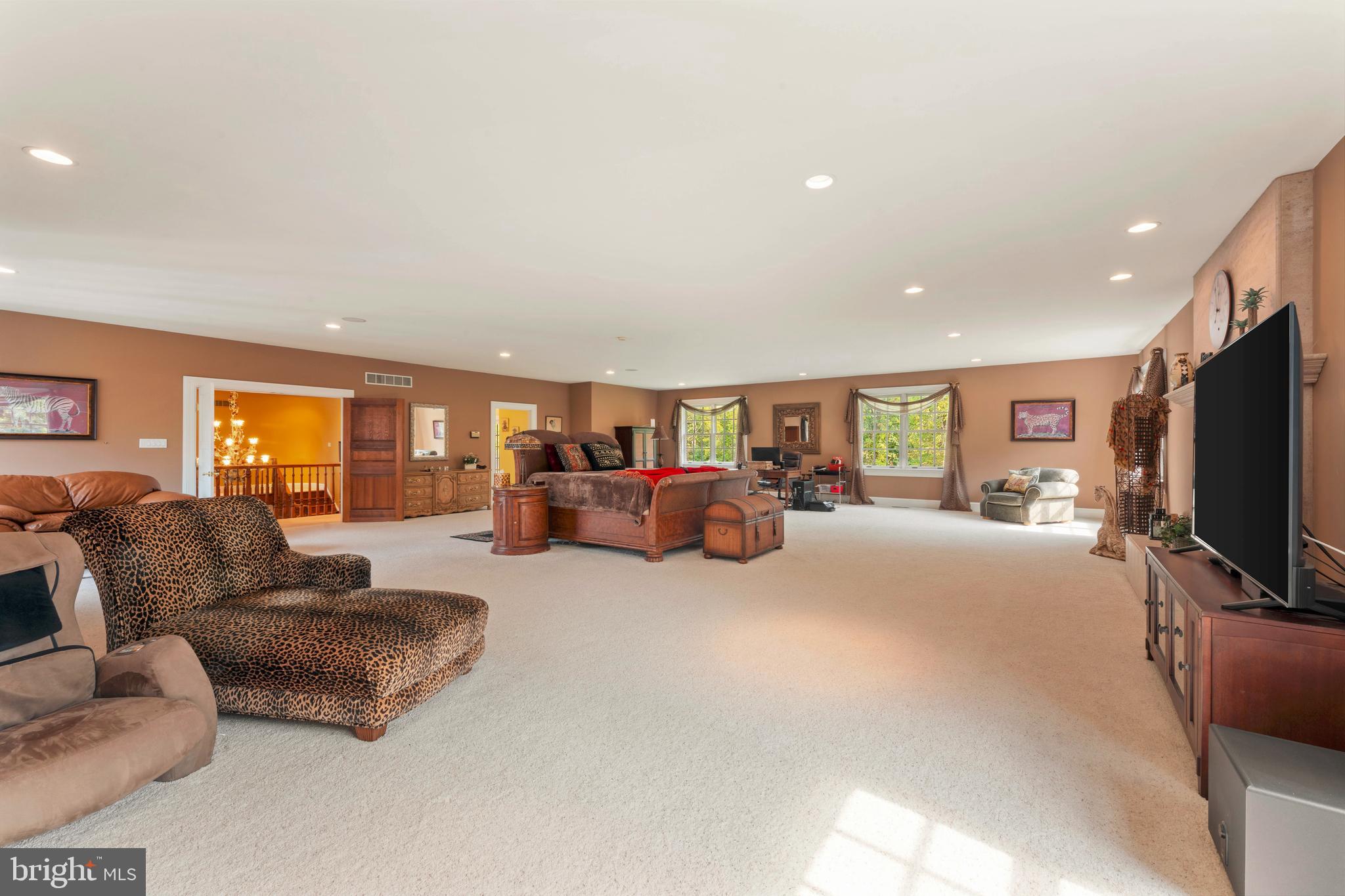 1390 Old Jacksonville Road Ivyland, PA 18974 - Photo 29 of 75 a living room with furniture and a flat screen tv