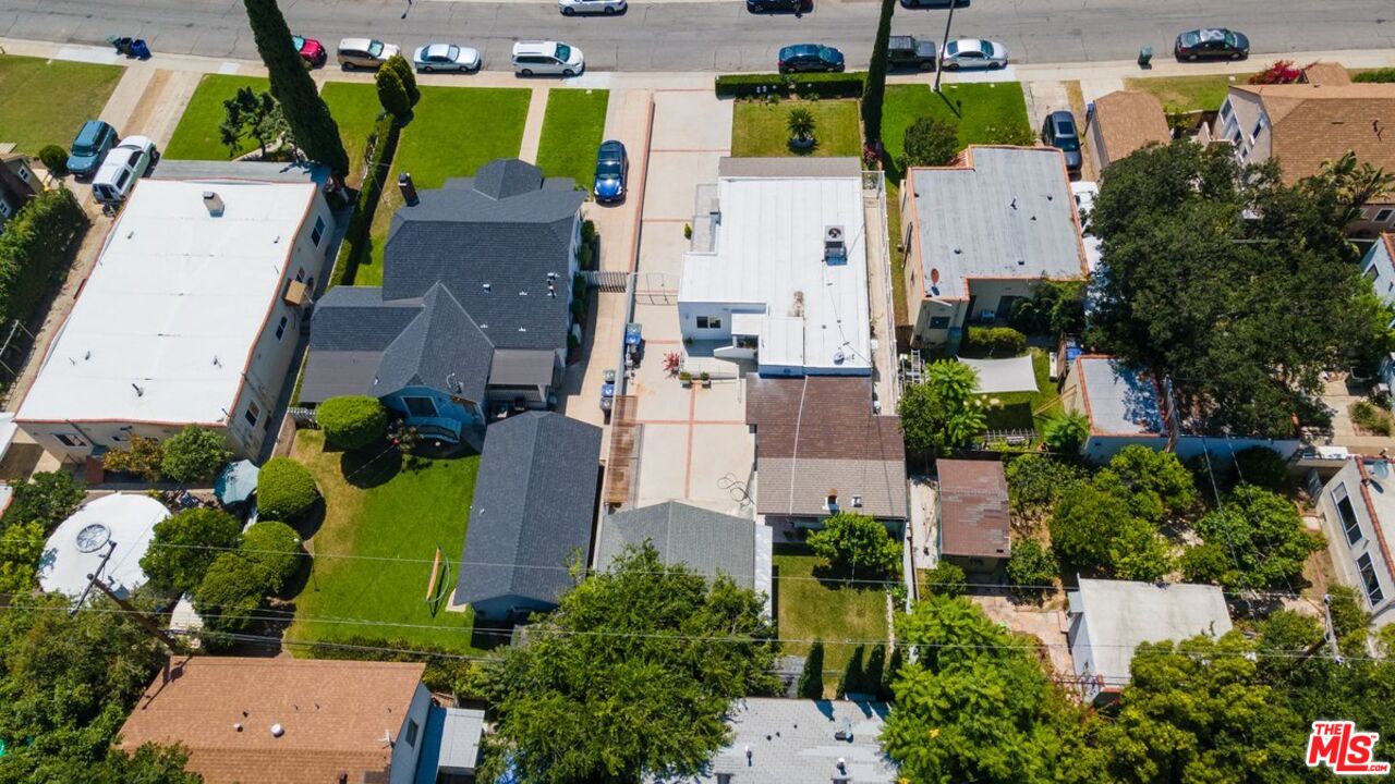 1430 North Dominion Avenue Pasadena, CA 91104 - Photo 23 of 25 an aerial view of residential house with outdoor space and parking