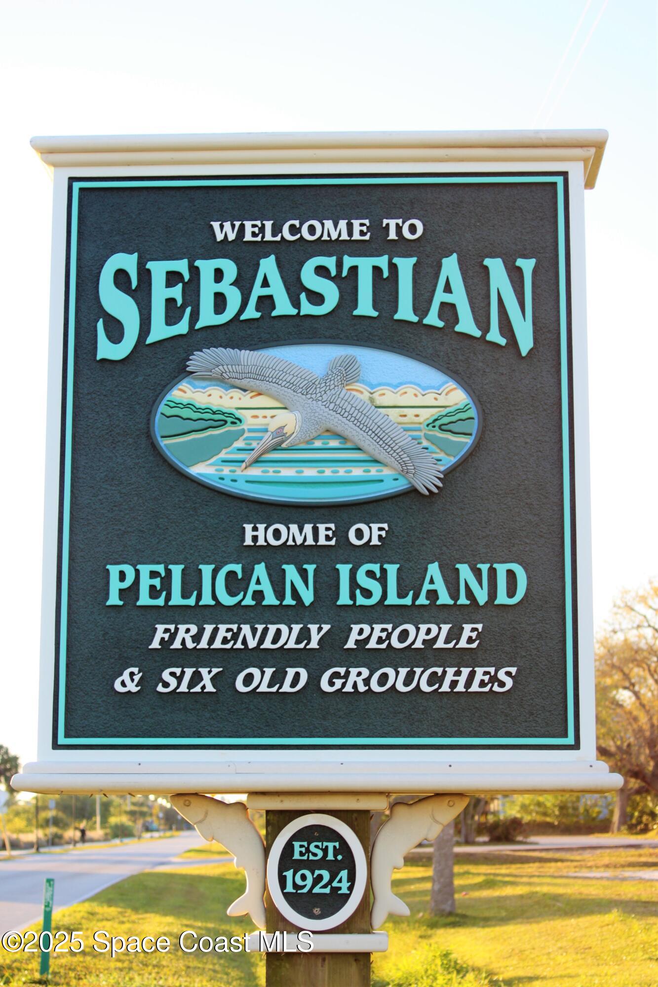 217 Briarcliff Circle Sebastian, FL 32958 - Photo 9 of 36 a view of a sign