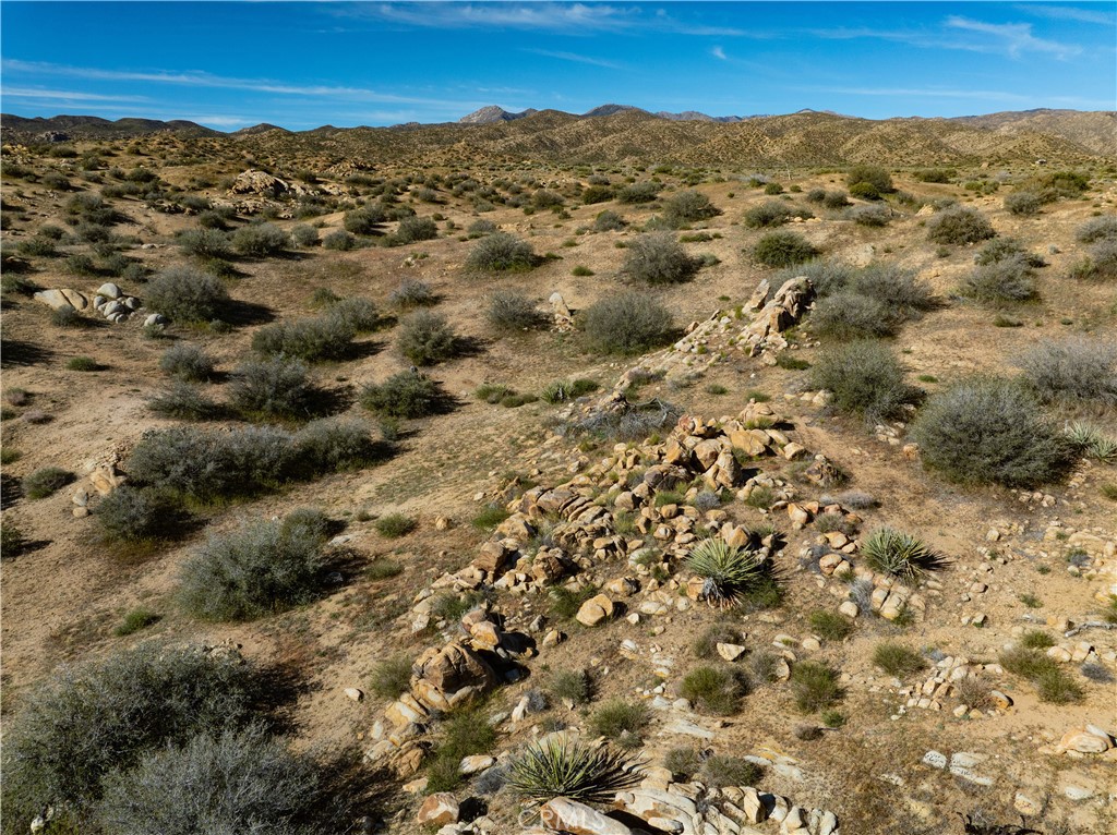 51856 Trails End Road Pioneertown, CA 92268 - Photo 36 of 45 an aerial view of residential houses with outdoor space
