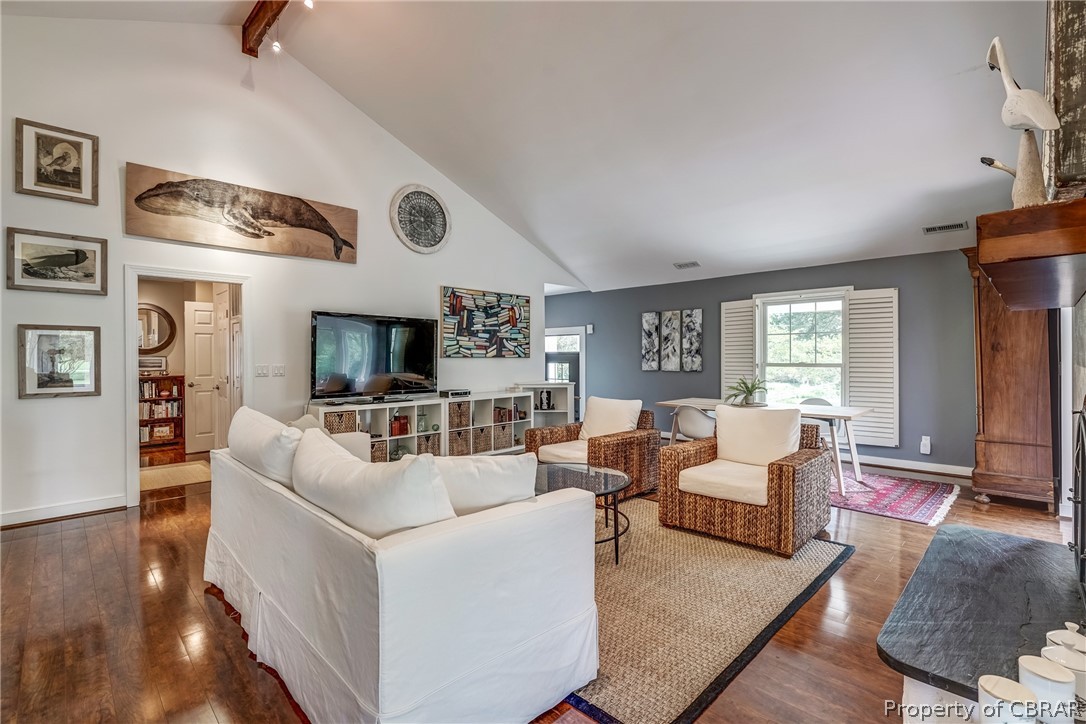 27 Virginia Road Irvington, VA 22480 - Photo 10 of 49 Brazilian Tigerwood Flooring.
