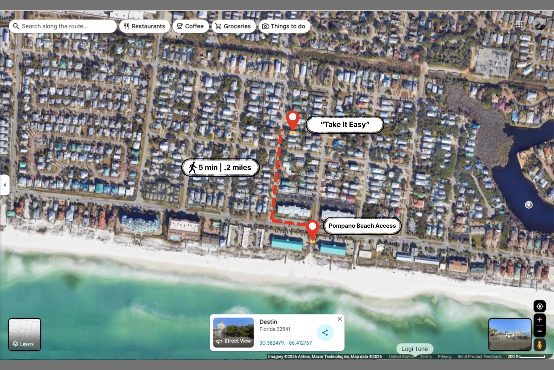 85 Cobia Street Destin, FL 32541 - Photo 58 of 59 Take It Easy Walking Path