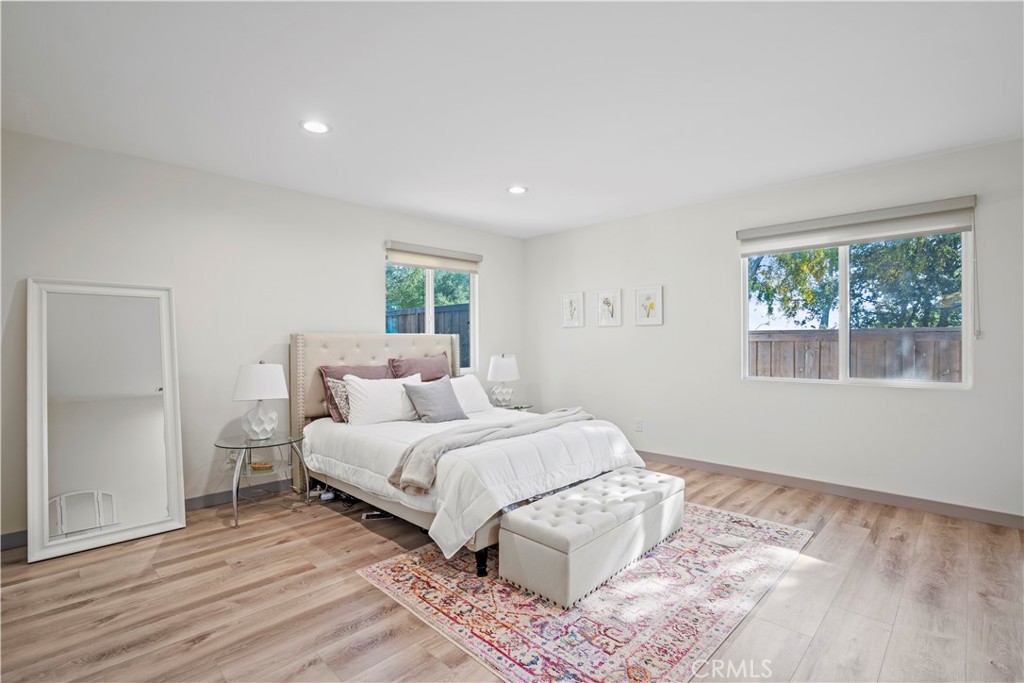 4704 Briggs Avenue La Crescenta, CA 91214 - Photo 14 of 28 a bedroom with a bed and a large window