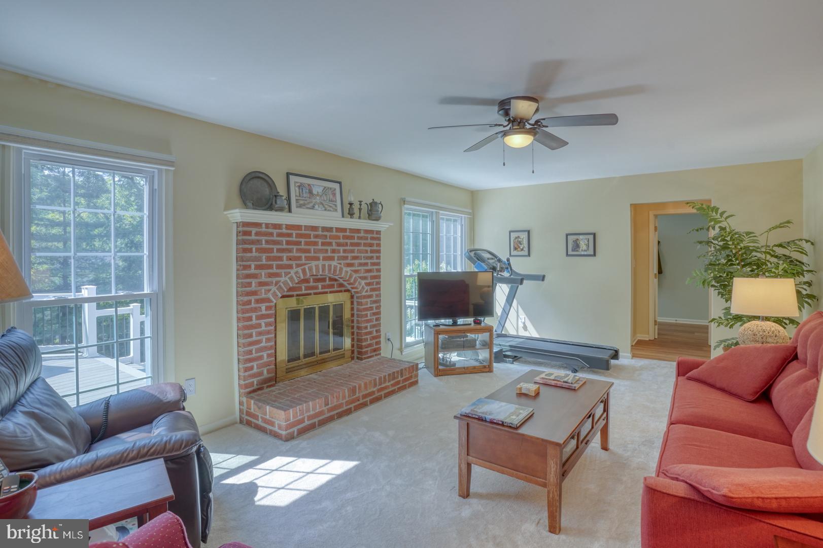 11 Woodpecker Road Newark, DE 19711 - Photo 14 of 35 Family Rm w/Wood Burning Brick Fireplace