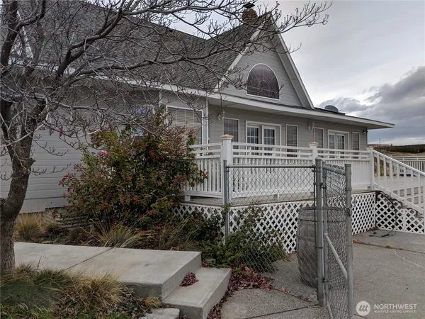 front view of a house with a small yard