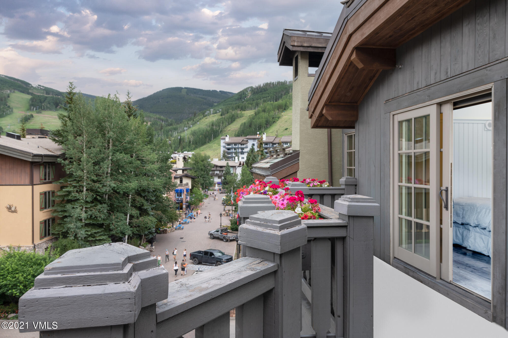 1 Willow Bridge Road, Unit 44 Vail, CO 81657 - Photo 12 of 16 a view of city from balcony