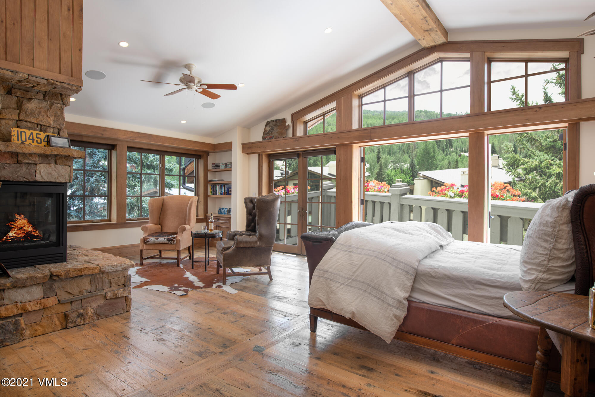 1 Willow Bridge Road, Unit 44 Vail, CO 81657 - Photo 16 of 16 a living room with furniture and a fireplace