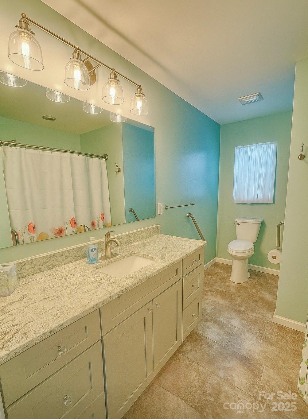 109 Beech Tree Lane Rutherfordton, NC 28139 - Photo 19 of 32 a bathroom with a granite countertop sink and a mirror