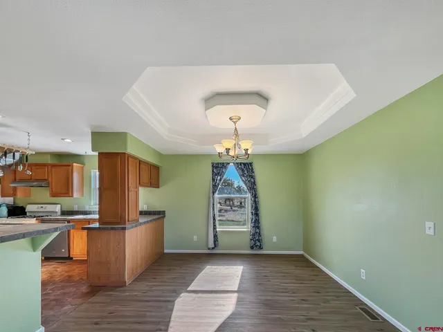 a view interior of the house and kitchen view